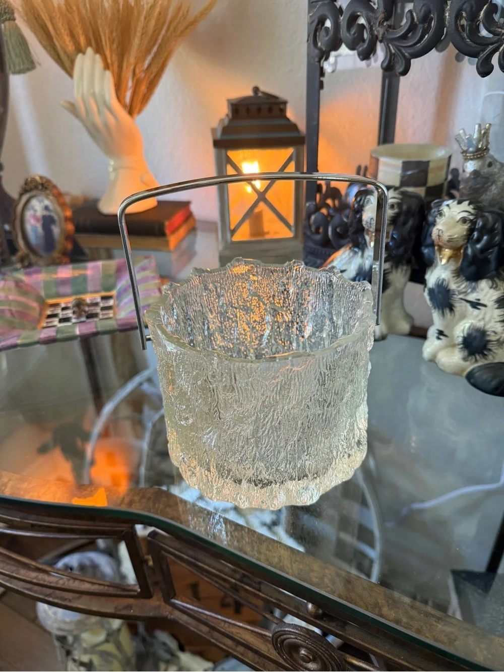Vintage Iittala “Seita” Textured Glass Sculptural Vessel – Mid Century Modern